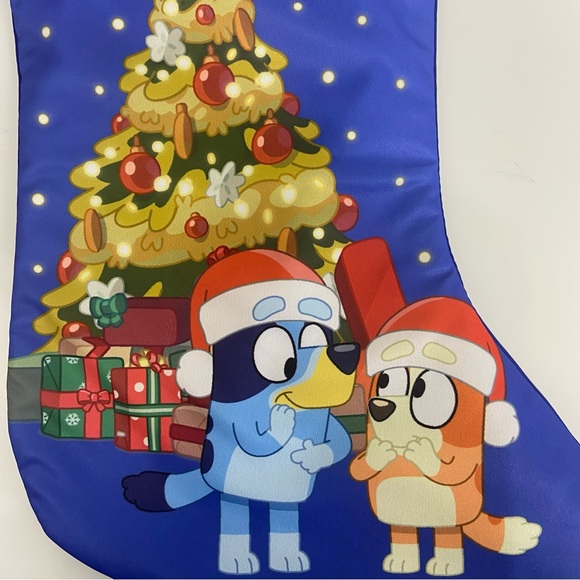 19" Bluey & Bingo Christmas Stocking, Blue by Kurt Adler - Picture 2 of 5